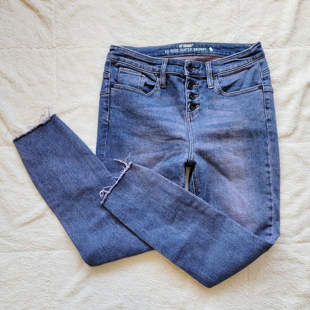 Hot‎ Topic Hi-Rise Skinny Leg Ankle Jeans